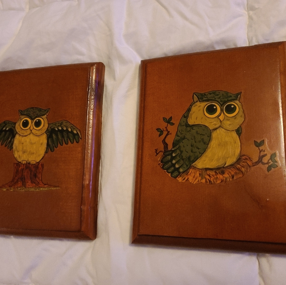 Vintage Decoupage Owls